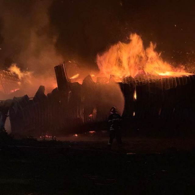 Osmaniye'de kağıt fabrikasında yangın