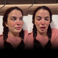 Ünlü oyuncunun gözyaşları