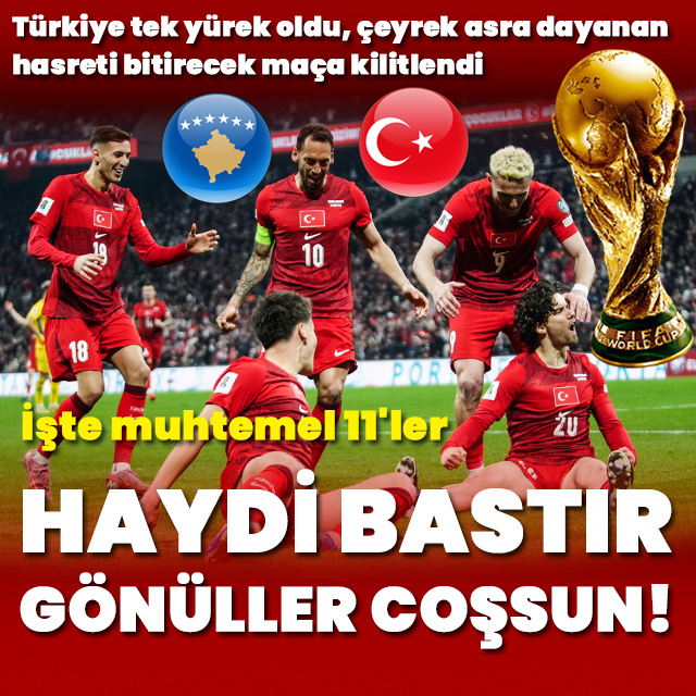Haydi bastır gönüller coşsun!