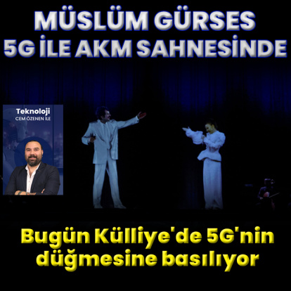 Müslüm Gürses’in hologramı, 5G ile AKM sahnesinde