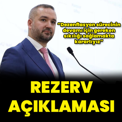 Karahan'dan rezerv açıklaması