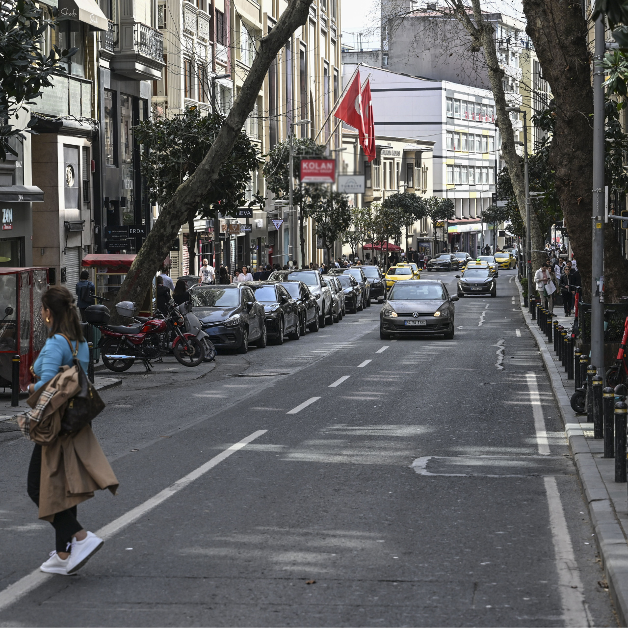 İstanbul'un en pahalı caddesi artık daha sessiz