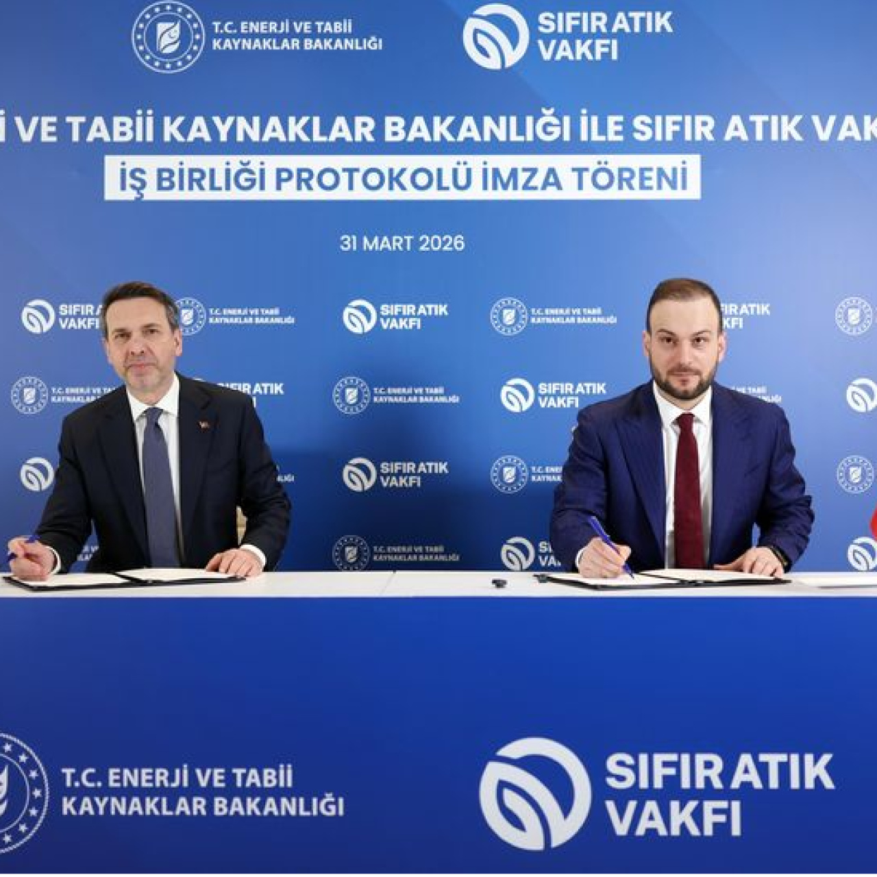 Enerji ve Tabii Kaynaklar Bakanlığı ve Sıfır Atık Vakfı arasında iş birliği