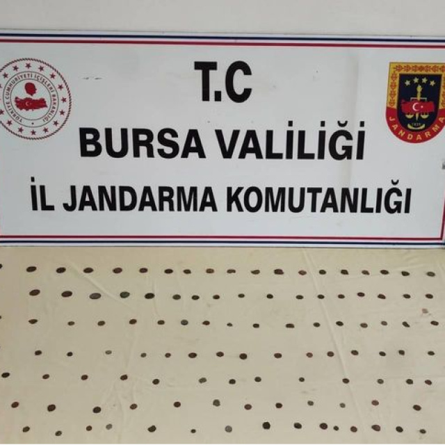 137 adet sikke ele geçirildi