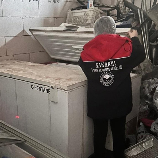 Tarihi geçmiş 200 kilo tavuk yakalandı