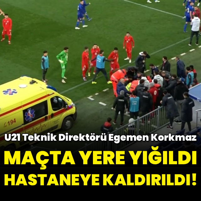 Egemen Korkmaz maç sırasında yere yığıldı!