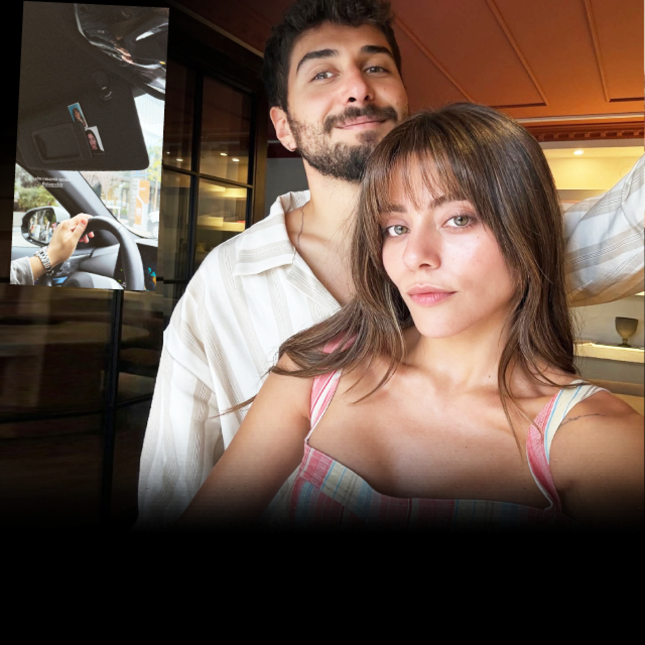 Sevgilisinin otomobilindeki detayı paylaştı