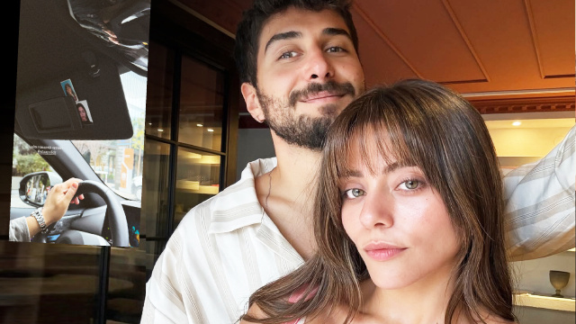 Sevgilisinin otomobilindeki detayı paylaştı