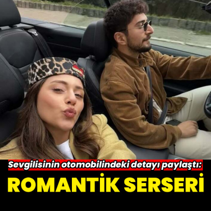Sevgilisinin otomobilindeki detayı paylaştı