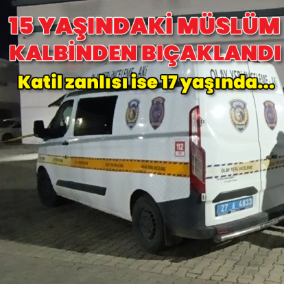 15 yaşında kalbinden bıçaklandı
