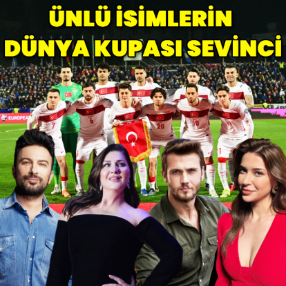 Ünlü isimlerin Dünya Kupası sevinci