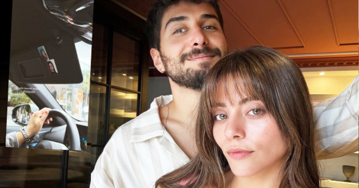 Sıla Türkoğlu, sevgilisi Ata Ayyıldız'ınotomobilinde detay paylaştı