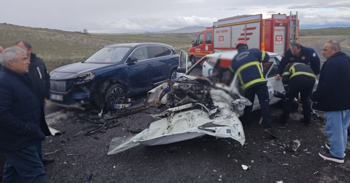 Nevşehir'detrafik kazası: 1 ölü, 2 yaralı