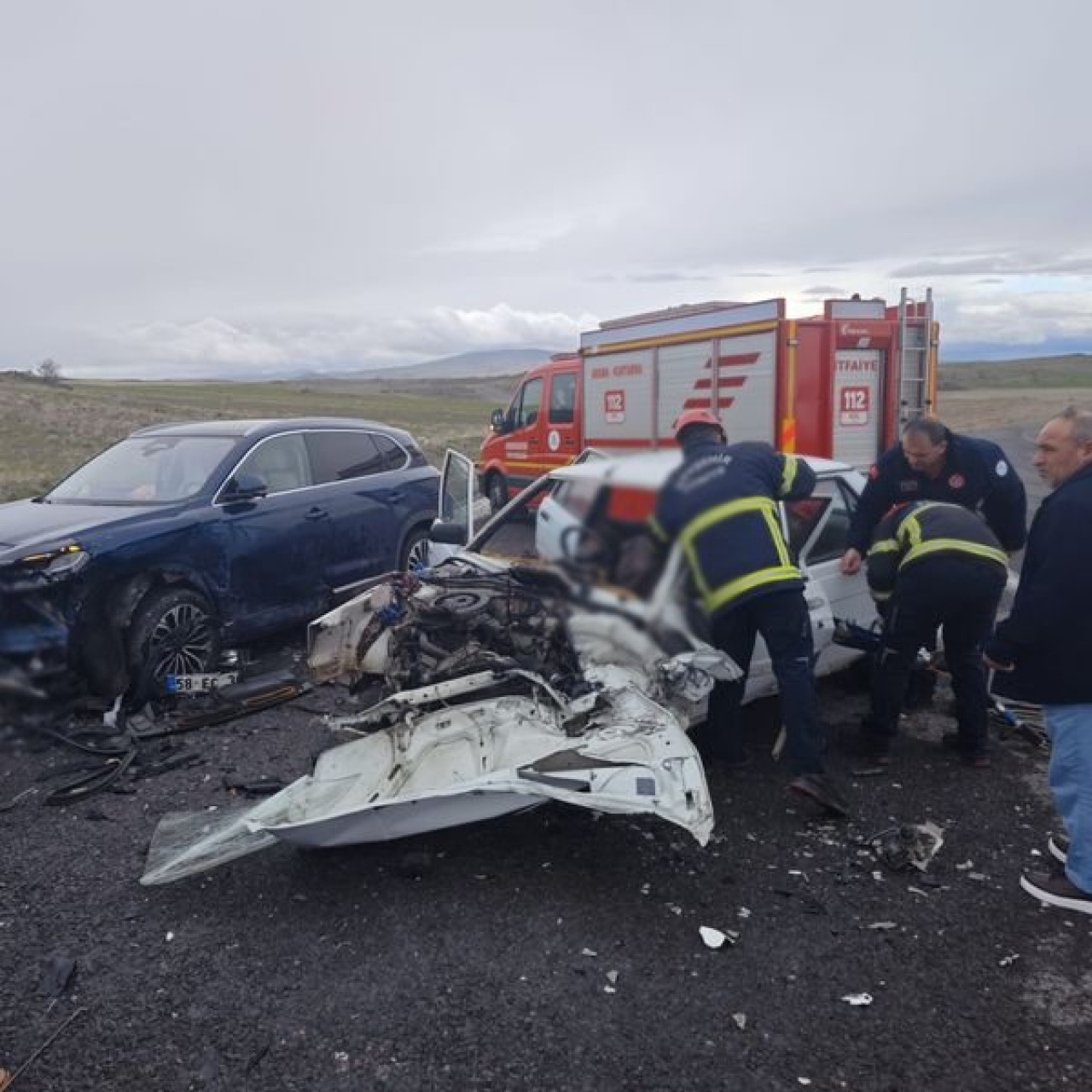 Nevşehir'de trafik kazası: 1 ölü, 2 yaralı
