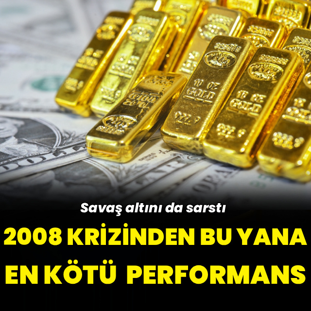 Altında 2008 krizinden bu yana en kötü aylık performans