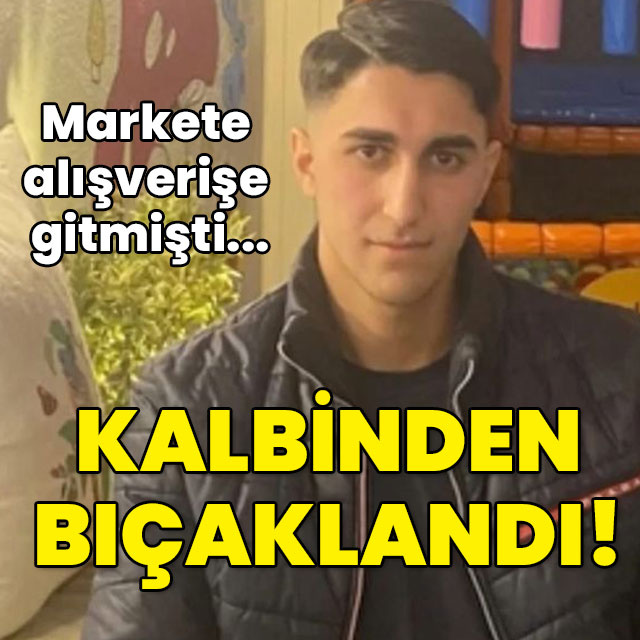 Alışverişe gitmişti... Markette kalbinden bıçaklandı!
