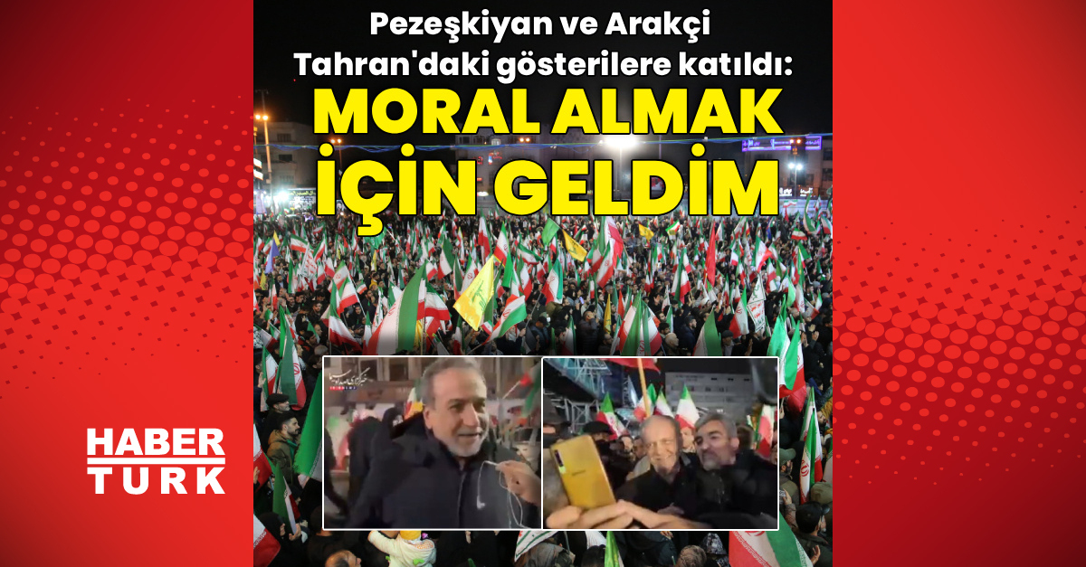 İran Cumhurbaşkanı ve Dışişleri Bakanı Tahran'daki kutlamalara katıldı