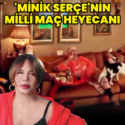 'Minik Serçe'nin milli maç heyecanı