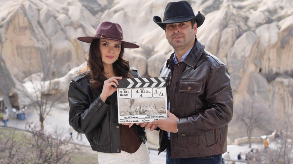 Sinem Ünsal ve Ozan Akbaba Kapadokya'da