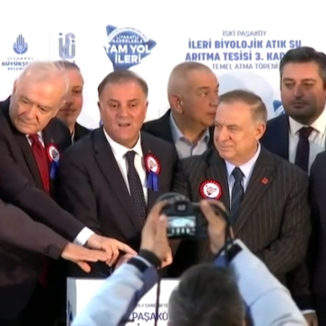 İSKİ Paşaköy Tesisi'nin 3. kademesinin temeli atıldı