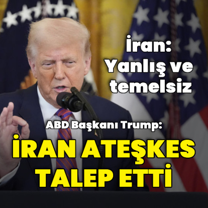Trump: İran bizden ateşkes istedi
