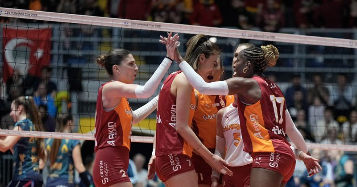 Galatasaray Daikin Chieri 76'yi 3-2 yendi