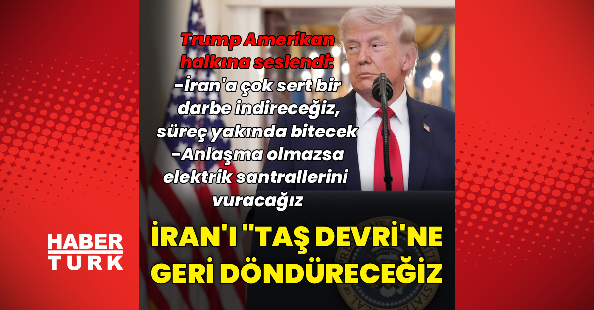 Trump: İran'açok sert darbe indireceğiz