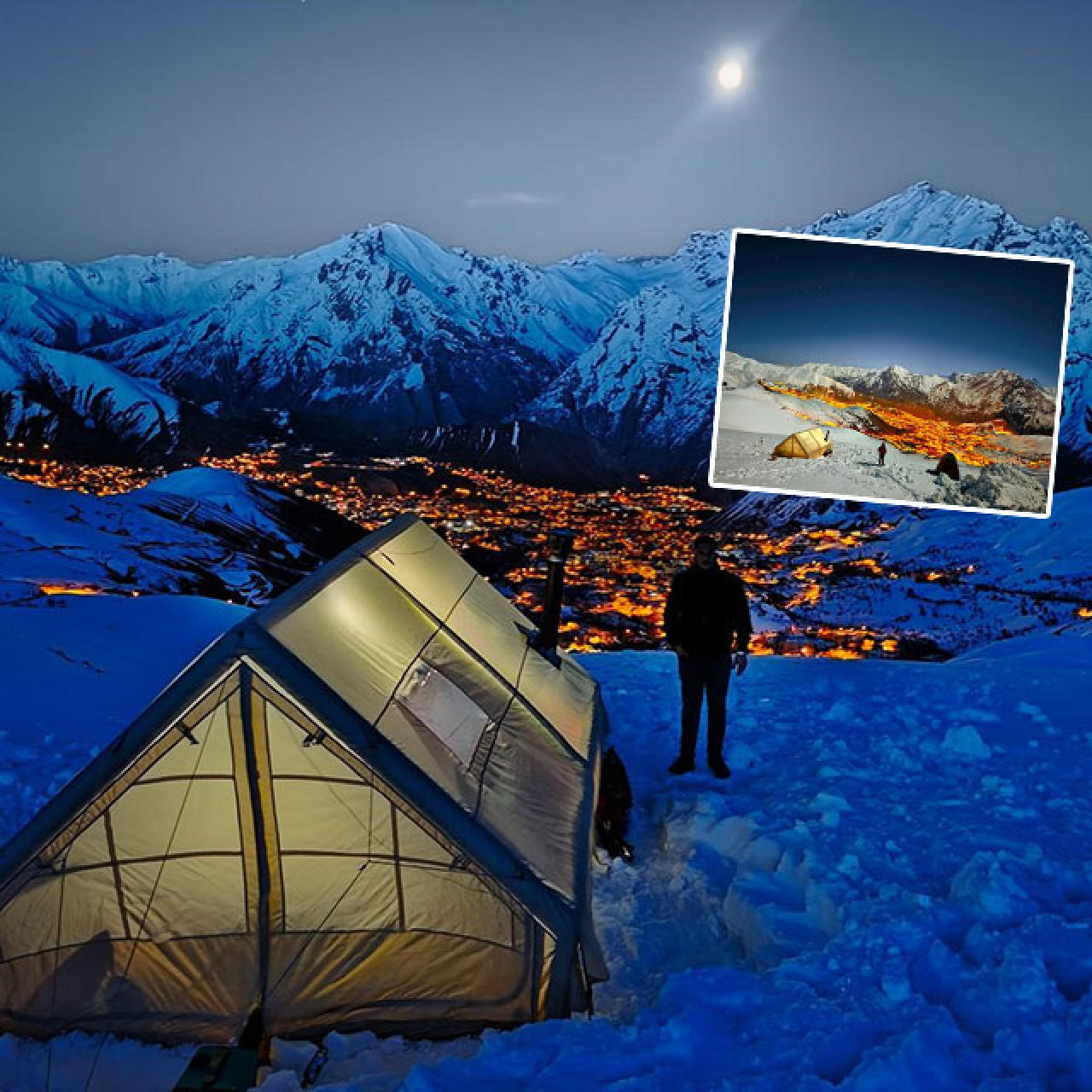 Geceye damga vuran manzara... O kentimiz büyüledi!