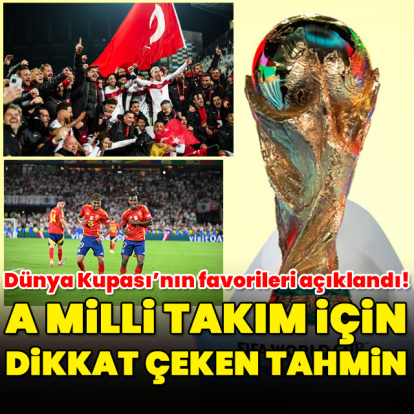 Dünya Kupası'nın favorileri açıklandı!