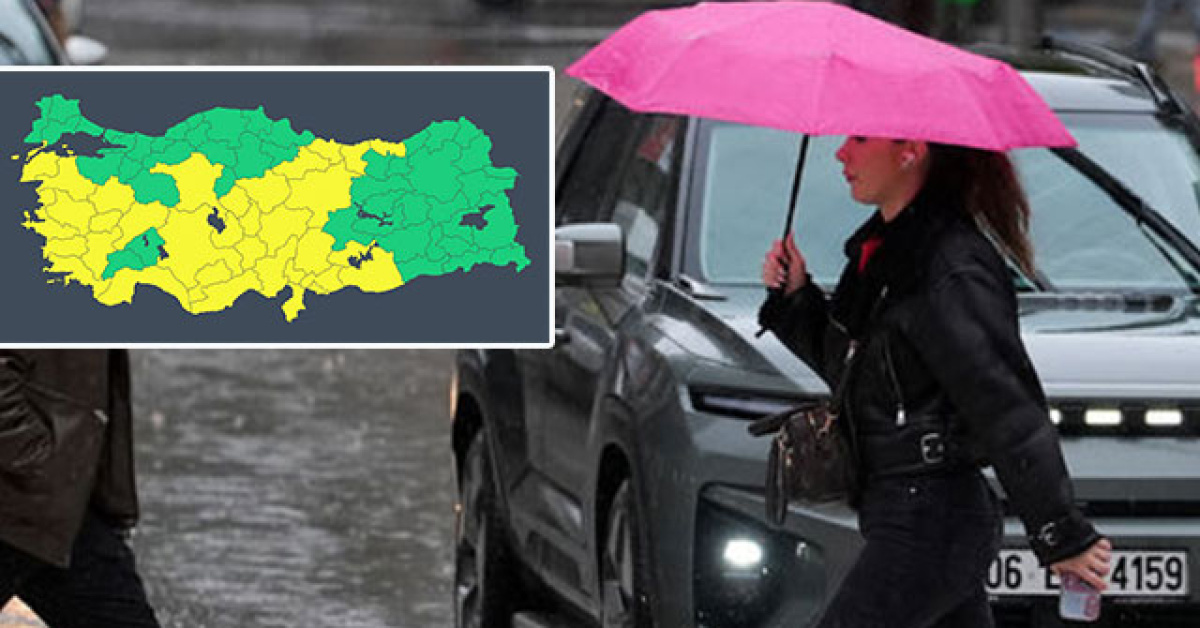 2 Nisan'da Fırtına ve Yağış Uyarısı