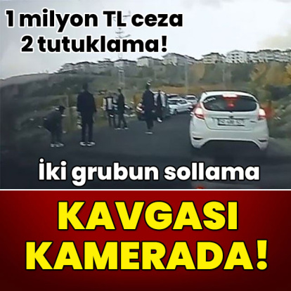 Trafikte kavga... 1 milyon TL ceza, 2 tutuklama!