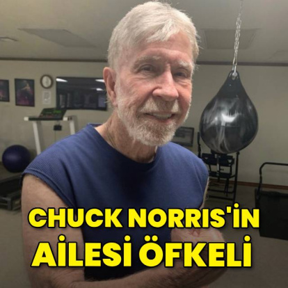 Chuck Norris'in ailesi öfkeli