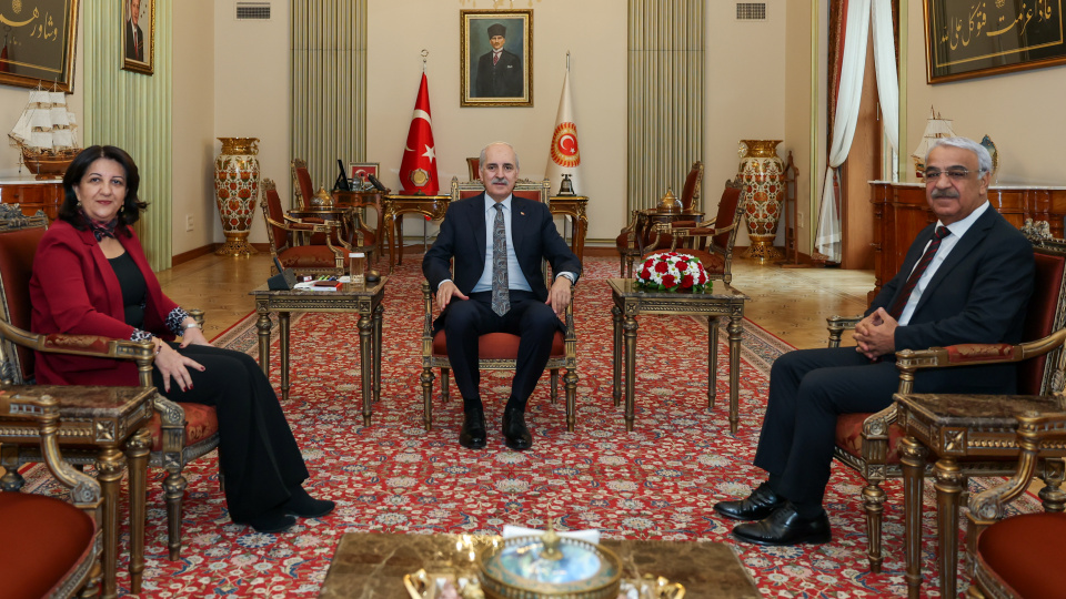 Kurtulmuş, DEM Parti heyetini kabul etti