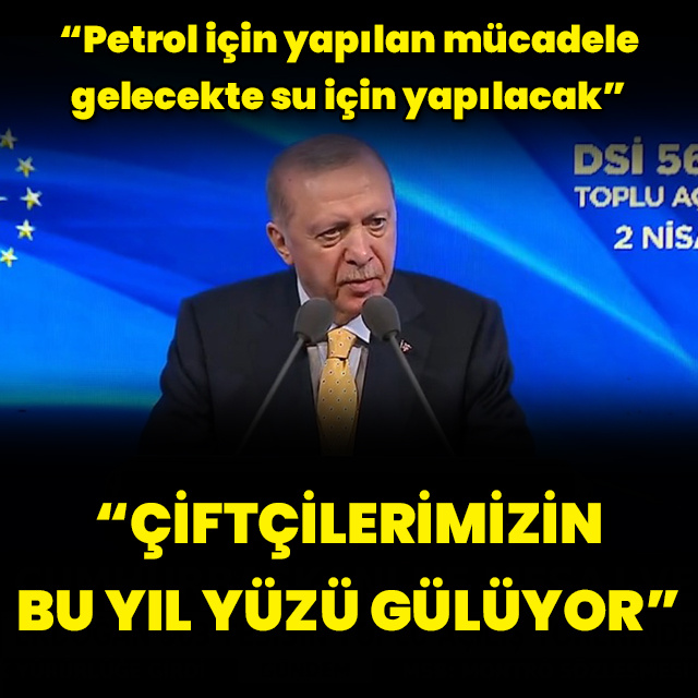 "Çiftçilerimizin bu yıl yüzü gülüyor"