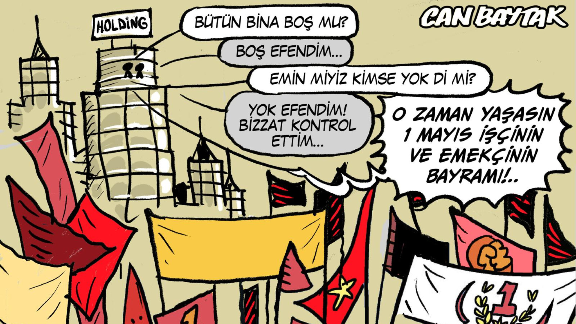 Can Baytak'ın Nisan 2026 Karikatürleri Sanatseverlerle Buluşuyor