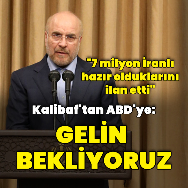 İran'dan ABD'ye: Gelin bekliyoruz