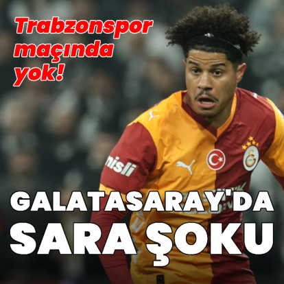 G.Saray'da Sara şoku!