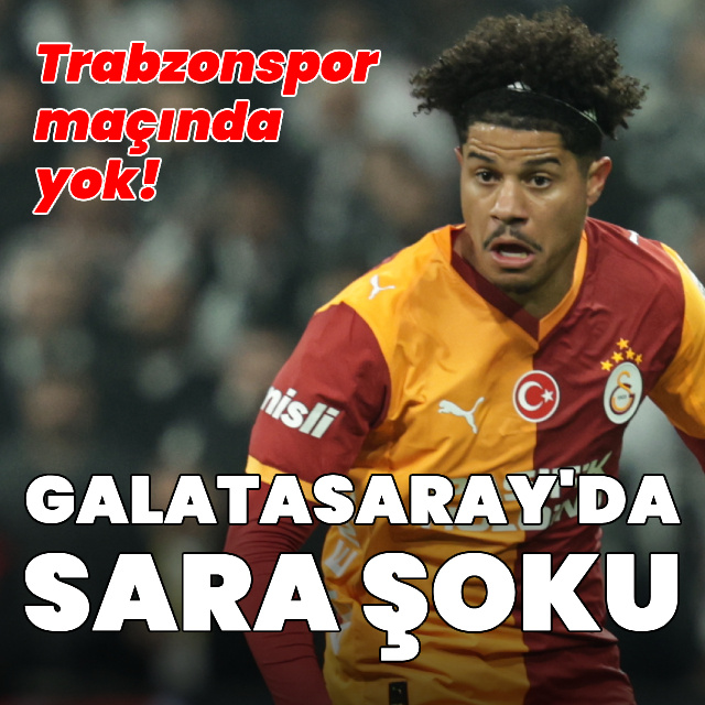 G.Saray'da Sara şoku!