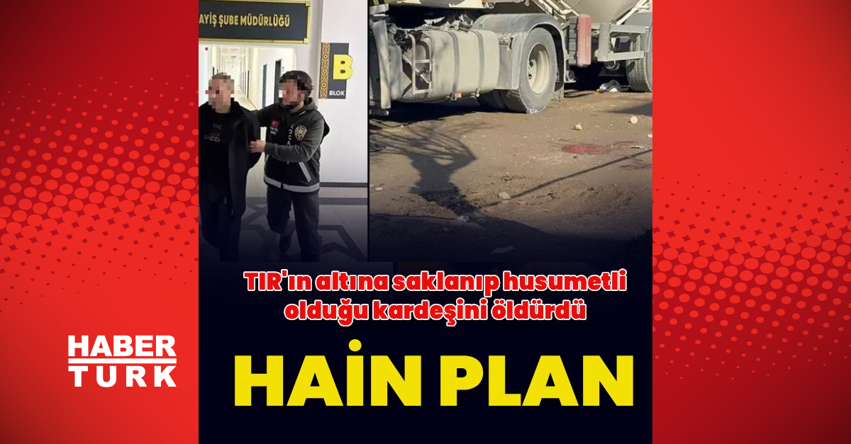 TIR’ınaltına saklanmış ağabey tabancayla kardeşini öldürdü