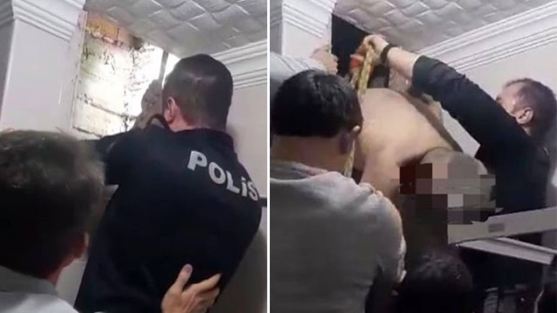 Yozgat'ta Korkunç Olay: Havalandırma Boşluğunda Sıkışan Eş, Cinayete Bir Kala Kurtarıldı
