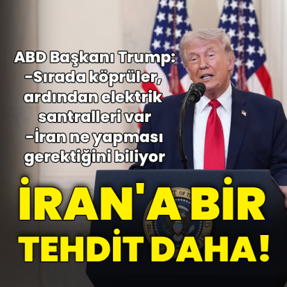 Trump'tan İran'a bir tehdit daha!