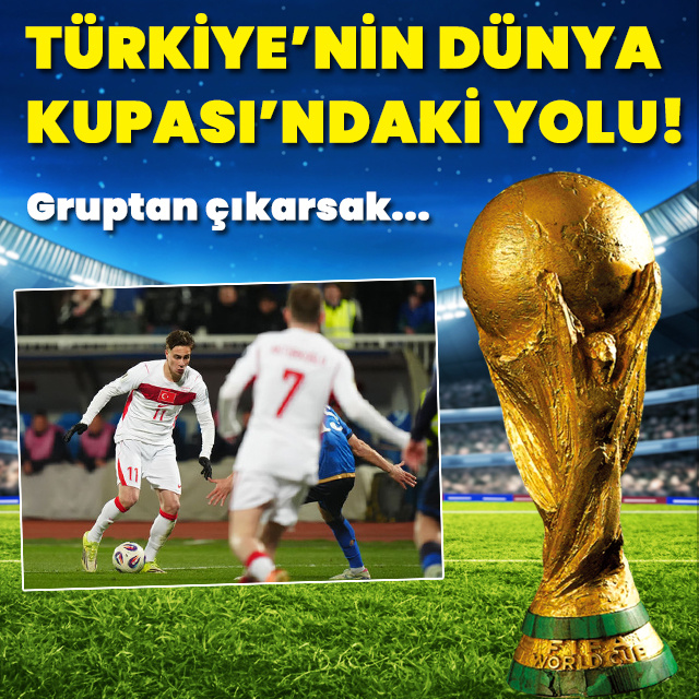 İşte Türkiye'nin Dünya Kupası'ndaki yolu!