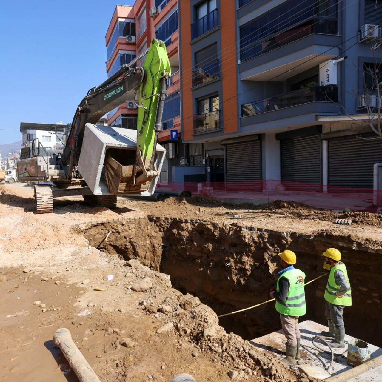 İZSU'dan Kiraz'da taşkınlara karşı proje