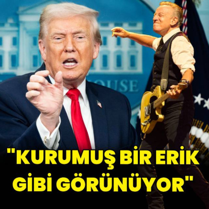 "Kurumuş bir erik gibi görünüyor"