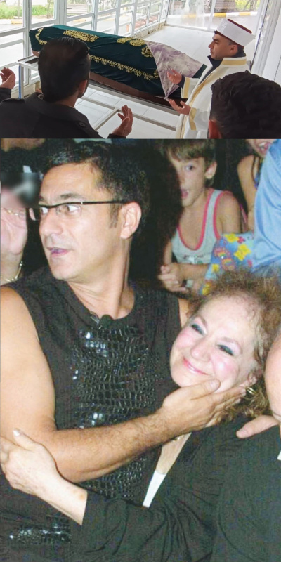 Cenazeye katılamadı