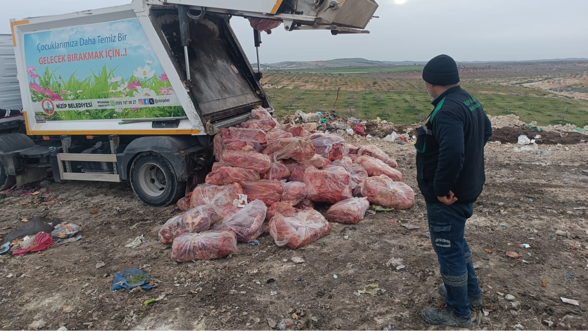 Nizip'te 1.6 ton sakatat imha edildi | Son dakika haberleri