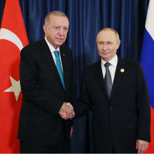 Cumhurbaşkanı Erdoğan ve Putin görüştü
