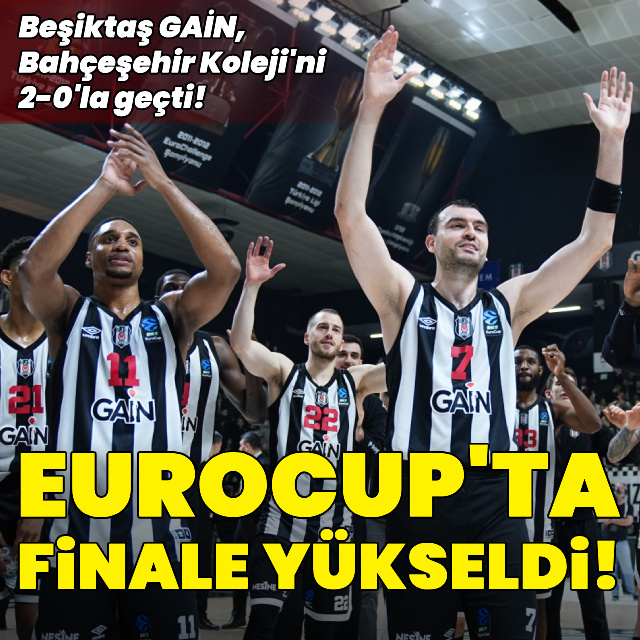 Beşiktaş GAİN, EuroCup'ta finalde!
