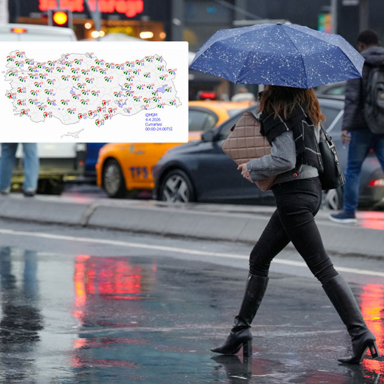 Meteoroloji saat verdi! 21 kent için "sarı" alarm! Tüm bölgeler yağışlı!