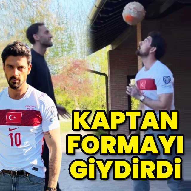Kaptan formayı giydirdi